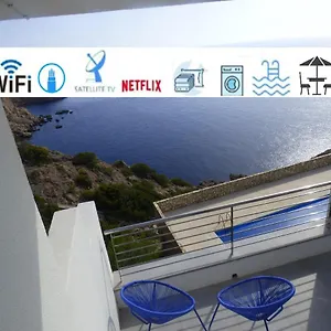 Icaros 4-appartement Avec Terrasse, Grande Piscine Et Parking, En Surplomb De Appartement Begur